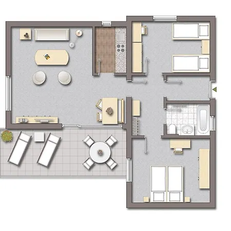 Ferienhaus Kastanie 23 - #127677 * 道恩